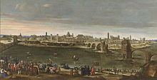 Vista de Zaragoza en 1647, por J.B. Martínez del Mazo