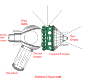 A Voskhod spacecraft