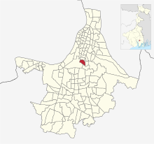 Location of Ward No. 61 in Kolkata Ward Map Ward no. 61 in Kolkata Municipal Corporation.svg