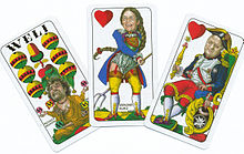 Cards by artist, Egon Rusina Moroder, with famous South Tyrolese figures: Reinhold Messner, Eva Klotz and Luis Durnwalder. Wattkarten des Egon Moroder Rusina.jpg