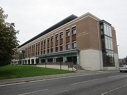 South Walks House in Dorchester, headquarters of West Dorset District Council West Dorset District Council Offices (geograph 4179227).jpg