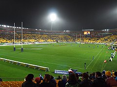 Estadio Westpac de Wellington, lugar donde se jugó el primer encuentro de la repesca.