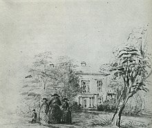 Sketch by Conrad Martens of Wivenhoe in 1858 Wivenhoe 1858 Sketch by Conrad Martens.jpg