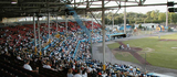 box seats of Sam Wolfson Baseball Park