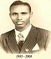 Hirsi Magan Isseop 17 juni 1945(Foto: Abdullahi Mohamoud Ali)overleden op 19 augustus 2008