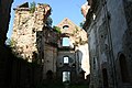 Zagórz - ruiny klasztoru Karmelitów Bosych (wnętrze dawnego kościoła).jpg