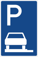 Thumbnail for File:Zeichen 315-60 - Parken ganz auf Gehwegen in Fahrtrichtung links, StVO 1992.svg