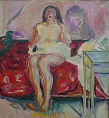 Edvard Munch tarafından 'Sabah Yawn', 1913, Bergen Kunstmuseum.JPG