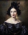 Portrait of a woman (91-8-2) by Federico de Madrazo y Kuntz in Goya Museum‎ Castres France → Works of art/Paintings and pictorial arts