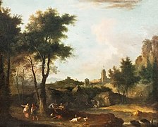 Musée des Beaux-Arts de Narbonne - Giovanni Francesco Grimaldi - Paysage (landscape)