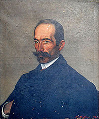 Portrait of a man by Nikolaos Xydias Typaldos