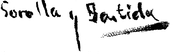 signature de Joaquín Sorolla