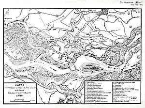 Карта осады в 1796 г.