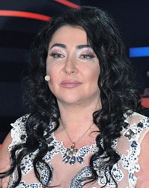 Лолита Милявская на съемках шоу «Машина времени» в 2013 году