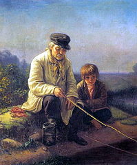 Рыбная ловля. 1878. Государственный Русский музей