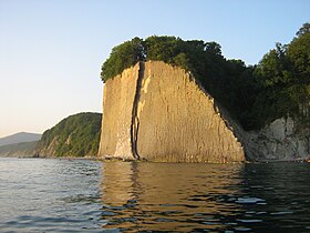 Скала Киселёва, вид с моря.JPG