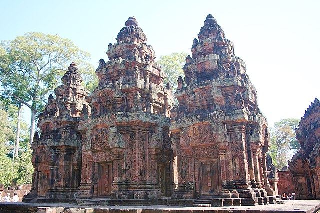 Temple of Banteay Srei, built 967 A.D.