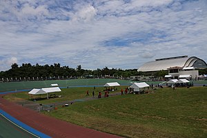 泡瀬自転車競技場　2019年8月1日撮影