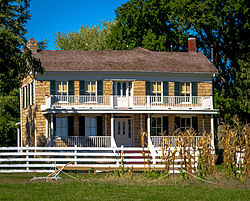 1100 Kansas City Rd.، Olathe، KS J.B. Mahaffie House.jpg