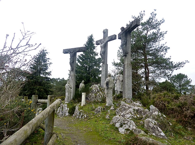 Station XII : Jésus sur la croix.