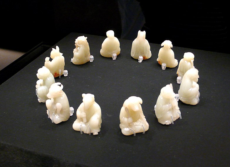 The twelve Chinese zodiac figurines