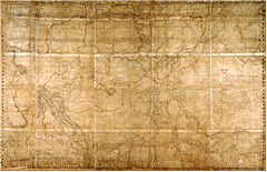 Карта северо-запада США и юго-запада Канады, выполненная Дэвидом Томпсоном (1814 год)