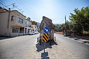 Fethiye Lycian tomb.Photograph taken in Fethiye in 2019 by John Lubbock.