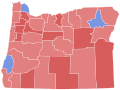 1966 Oregon gubernatorial election results map by county.svg