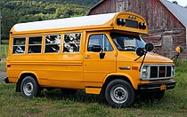 1990 GMC Vandura school bus