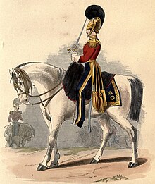 Trooper of the 1st Royal Dragoons, 1839 1st Royal Dragoons uniform.jpg