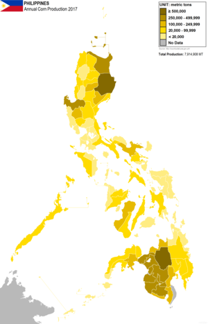 2017 Annual Corn Production of Philippine provinces 2015 Annual Corn Production of Philippine provinces.png