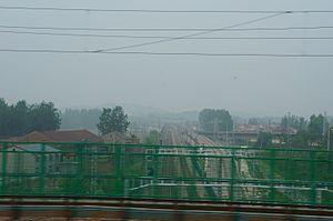 大湖站，京沪高铁徐州联络线从此站分出