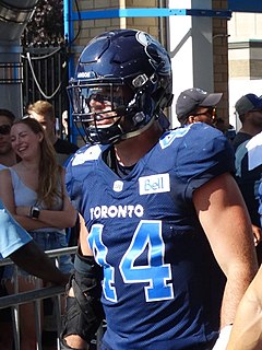 Brandon Calver Professional Canadian football linebacker