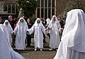 The Druid Order's spring equinox ritual on Tower Hill, 2024.