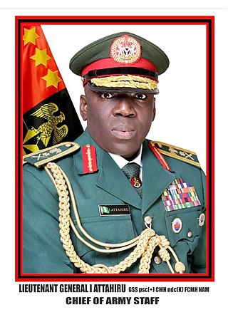 <span class="mw-page-title-main">Ibrahim Attahiru</span> 21st Chief of Army Staff (Nigeria)