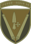 40th Separate Artillery Brigade SSI (with tab, subdued).svg