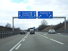 Anschlussstelle Flughafen Wien auf der A 4