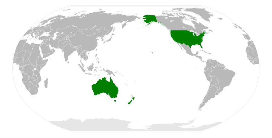 מפת מדינות ההסכם