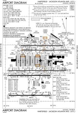 Mapa del aeropuerto de Atlanta  Atlanta airport, Hartsfield–jackson atlanta  international airport, Airport map