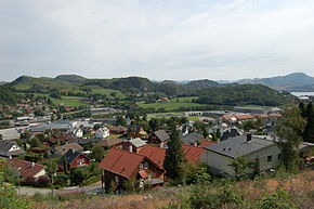 Blick auf Ålgård