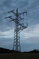 Abzweigmast der 110-kV-Leitung Metzigen-Nehren über den eine Verbindung zur Anlage 0704 möglich war