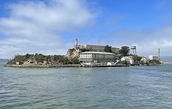 Alcatraz Island from the San Francisco Bay