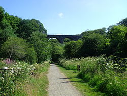 A tájpark területén található Camps viadukt