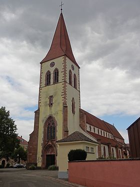 Az Ammerschwihr-i Saint-Martin-templom cikk illusztráló képe