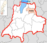 Location of the municipality of Aneby