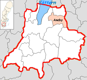Localisation de Aneby