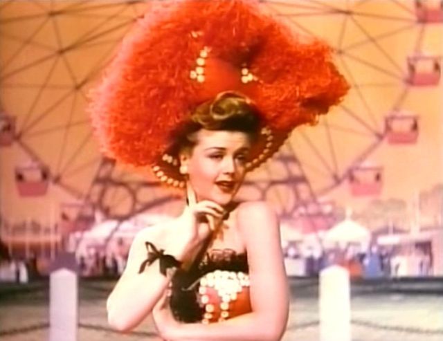 Lansbury in a scene from MGM's Till the Clouds Roll By (1946), one of her earliest film appearances