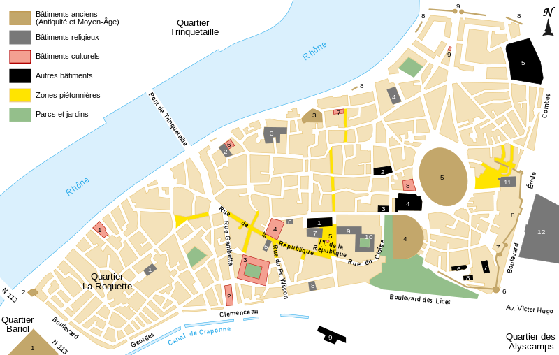 File:Arles centre-ville map-fr.svg
