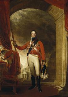 Hon. Arthur Wellesley later made Duke of Wellington after defeating Napoleon. Arthur Wellesley - Lawrence 1814-15.jpg
