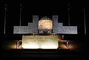 In front of the Australian War Memorial